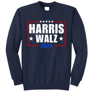 President Harris Walz 2024 Kamala Harris Tim Walz Vote Tall Sweatshirt