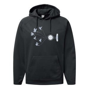 Praise Him With The Strings Psalm 150:4 Christian Guitar Performance Fleece Hoodie