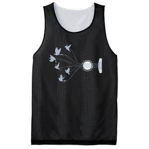 Praise Him With The Strings Psalm 150:4 Christian Guitar Mesh Reversible Basketball Jersey Tank