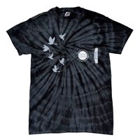 Praise Him With The Strings Psalm 150:4 Christian Guitar Tie-Dye T-Shirt