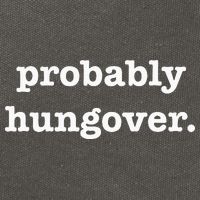 Probably Hungover Weekend Party Drinking Joke Cotton Canvas Backpack