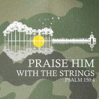 Praise Him With The Strings Christian Guitar Player Legacy Tie Dye Trucker Hat