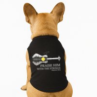 Praise Him With The Strings Christian Guitar Player Doggie Tank