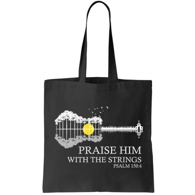 Praise Him With The Strings Christian Guitar Player Bag