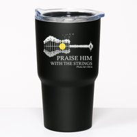 Praise Him With The Strings Christian Guitar Player Tumbler