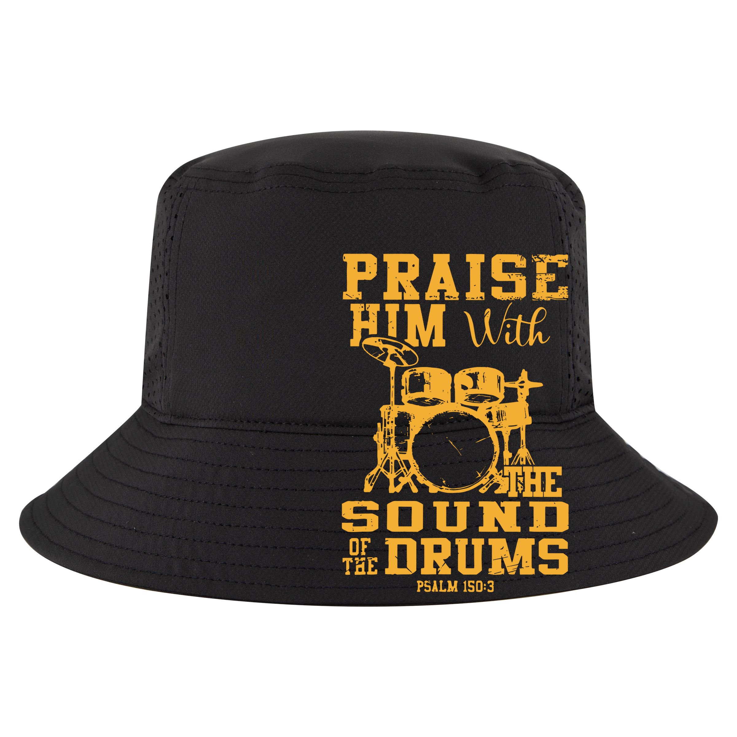 Praise Him With The Sound Of The Drums Psalm 150;3 Christian 15oz Campfire Ceramic Mug