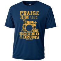 Praise Him With The Sound Of The Drums Psalm 150;3 Christian Cooling Performance Crew T-Shirt
