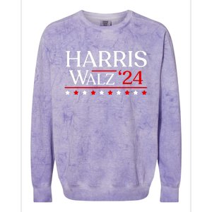 President Harris Walz 2024 Election Tim Kmala Colorblast Crewneck Sweatshirt