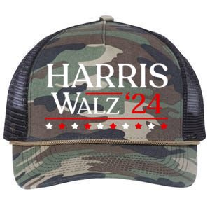 President Harris Walz 2024 Election Tim Kmala Retro Rope Trucker Hat Cap