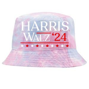 President Harris Walz 2024 Election Tim Kmala Tie-Dyed Bucket Hat