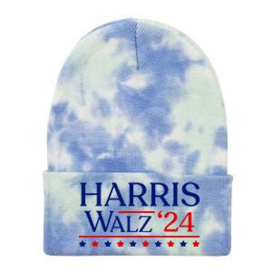 President Harris Walz 2024 Election Tim Kmala Tie Dye 12in Knit Beanie