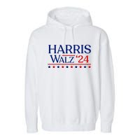 President Harris Walz 2024 Election Tim Kmala Garment-Dyed Fleece Hoodie