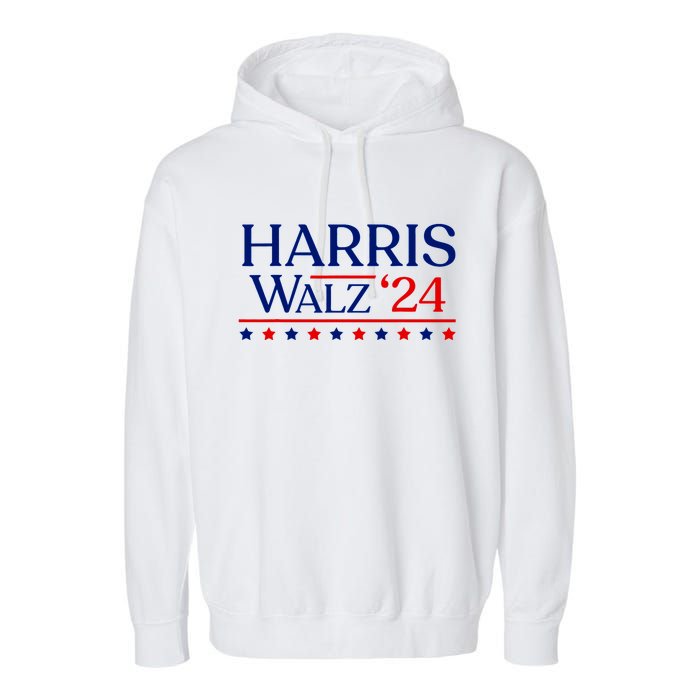 President Harris Walz 2024 Election Tim Kmala Garment-Dyed Fleece Hoodie