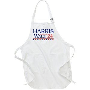 President Harris Walz 2024 Election Tim Kmala Full-Length Apron With Pockets