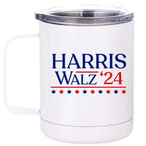 President Harris Walz 2024 Election Tim Kmala 12 oz Stainless Steel Tumbler Cup