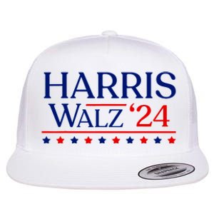 President Harris Walz 2024 Election Tim Kmala Flat Bill Trucker Hat