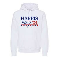 President Harris Walz 2024 Election Tim Kmala Premium Hoodie