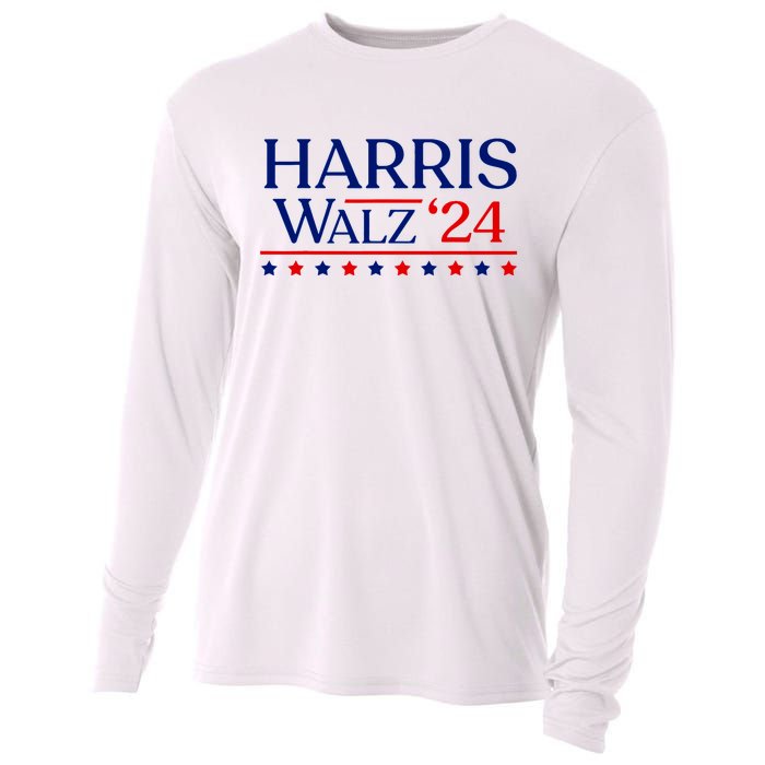 President Harris Walz 2024 Election Tim Kmala Cooling Performance Long Sleeve Crew