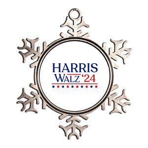 President Harris Walz 2024 Election Tim Kmala Metallic Star Ornament