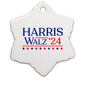 President Harris Walz 2024 Election Tim Kmala Ceramic Star Ornament