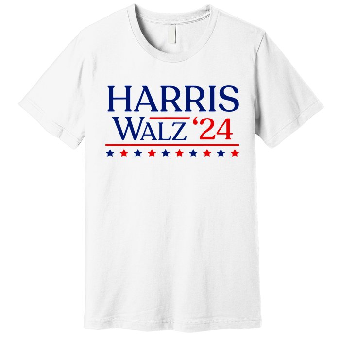 President Harris Walz 2024 Election Tim Kmala Premium T-Shirt