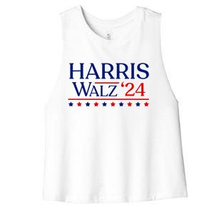 President Harris Walz 2024 Election Tim Kmala Women's Racerback Cropped Tank