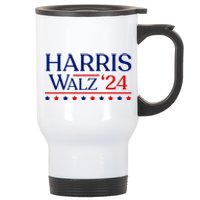 President Harris Walz 2024 Election Tim Kmala Stainless Steel Travel Mug