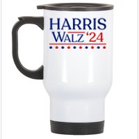 President Harris Walz 2024 Election Tim Kmala Stainless Steel Travel Mug