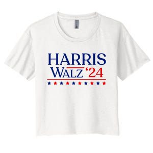 President Harris Walz 2024 Election Tim Kmala Women's Crop Top Tee