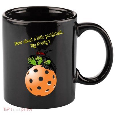 Pickleball Halloween Witch | Fun Pickleball | Great Pickleball 11oz C Handle Ceramic Mug