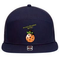 Pickleball Halloween Witch | Fun Pickleball | Great Pickleball 7 Panel Mesh Trucker Snapback Hat