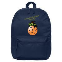 Pickleball Halloween Witch | Fun Pickleball | Great Pickleball 16 in Basic Backpack