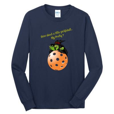 Pickleball Halloween Witch | Fun Pickleball | Great Pickleball Tall Long Sleeve T-Shirt