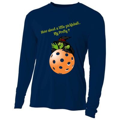 Pickleball Halloween Witch | Fun Pickleball | Great Pickleball Cooling Performance Long Sleeve Crew