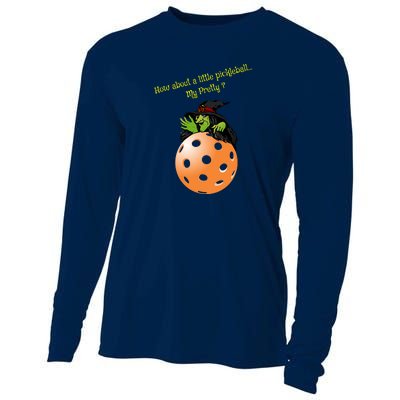 Pickleball Halloween Witch | Fun Pickleball | Great Pickleball Cooling Performance Long Sleeve Crew