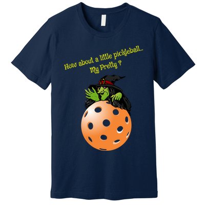Pickleball Halloween Witch | Fun Pickleball | Great Pickleball Premium T-Shirt