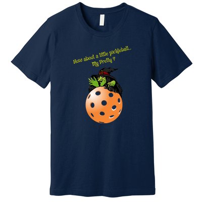 Pickleball Halloween Witch | Fun Pickleball | Great Pickleball Premium T-Shirt