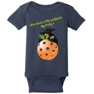 Pickleball Halloween Witch | Fun Pickleball | Great Pickleball Baby Bodysuit