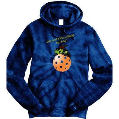 Pickleball Halloween Witch | Fun Pickleball | Great Pickleball Tie Dye Hoodie