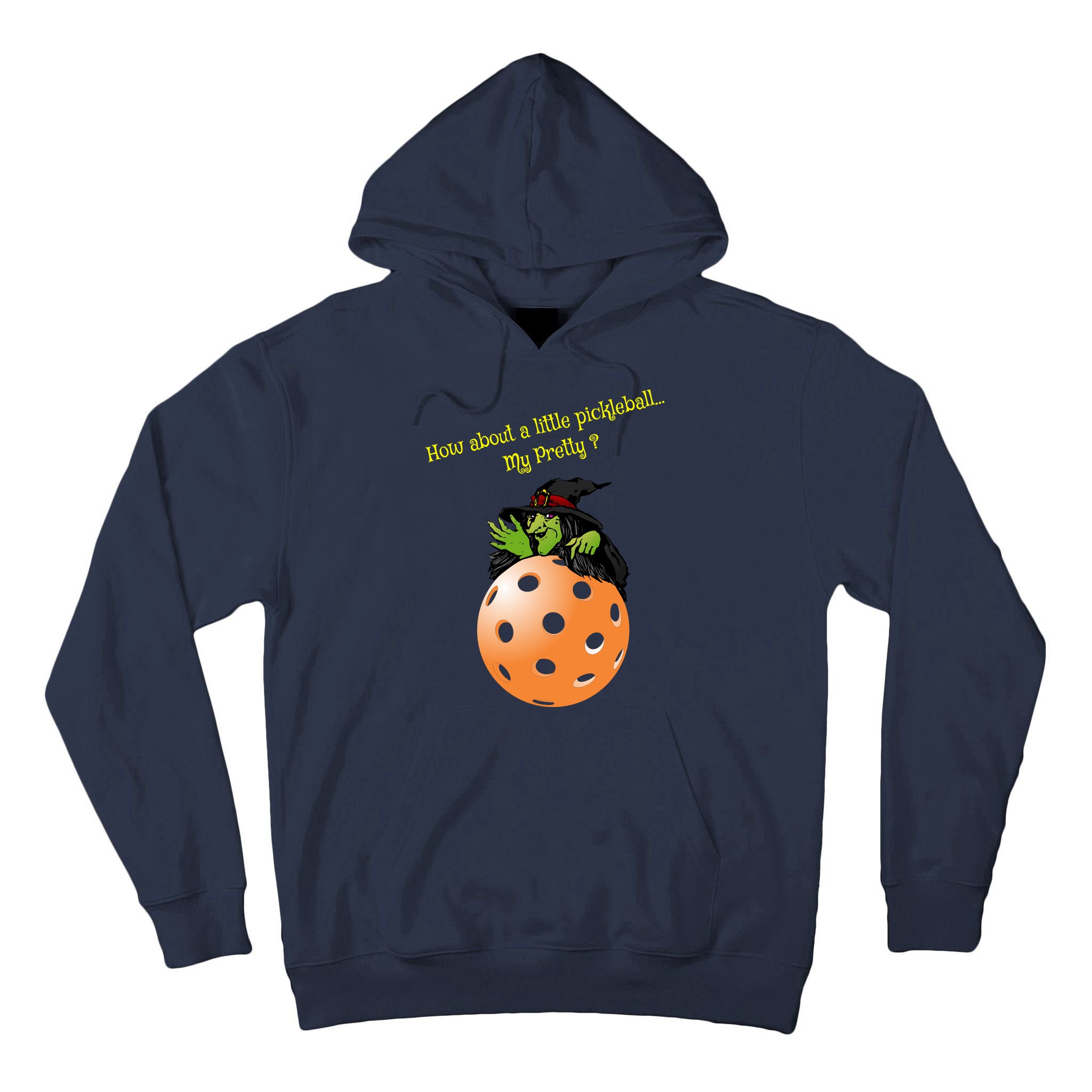 Pickleball Halloween Witch | Fun Pickleball | Great Pickleball Tall Hoodie