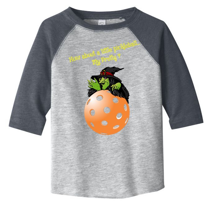 Pickleball Halloween Witch | Fun Pickleball | Great Pickleball Toddler Fine Jersey T-Shirt