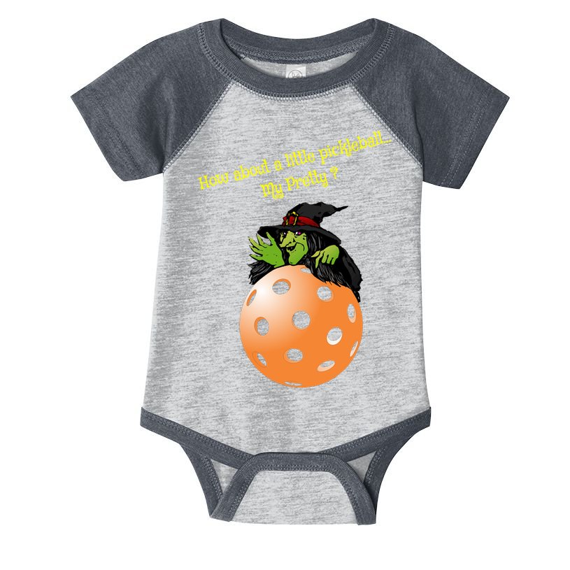 Pickleball Halloween Witch | Fun Pickleball | Great Pickleball Infant Baby Jersey Bodysuit