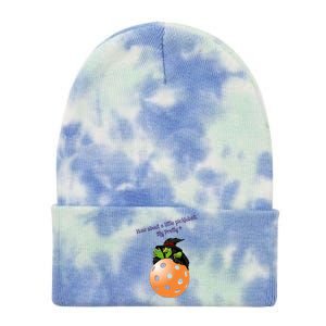 Pickleball Halloween Witch | Fun Pickleball | Great Pickleball Tie Dye 12in Knit Beanie