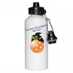 Pickleball Halloween Witch | Fun Pickleball | Great Pickleball Aluminum Water Bottle