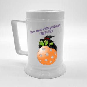 Pickleball Halloween Witch | Fun Pickleball | Great Pickleball Beer Stein