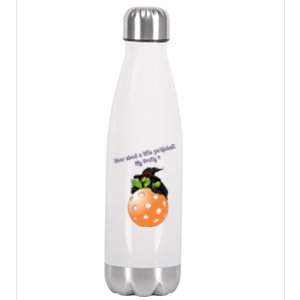 Pickleball Halloween Witch | Fun Pickleball | Great Pickleball Stainless Steel Insulated Water Bottle