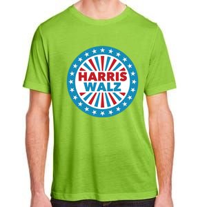 Patriotic Harris Walz Button Style Cool Gift Adult ChromaSoft Performance T-Shirt