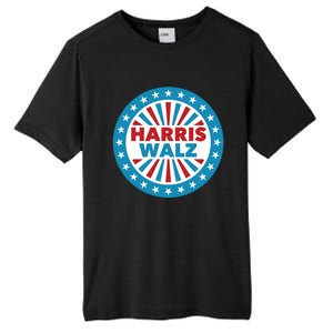 Patriotic Harris Walz Button Style Cool Gift Tall Fusion ChromaSoft Performance T-Shirt