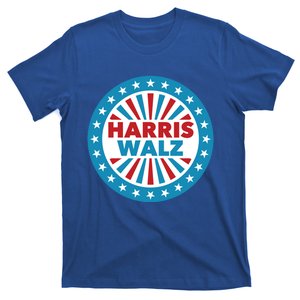 Patriotic Harris Walz Button Style Cool Gift T-Shirt