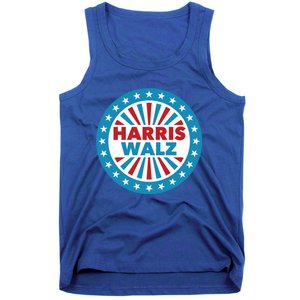 Patriotic Harris Walz Button Style Cool Gift Tank Top